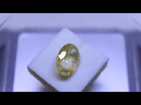 5.02 carat aaa quality lab certified natural yellow topaz