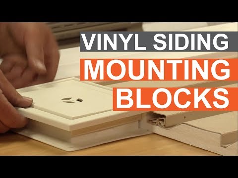 Tip of the Week: Using Vinyl Siding Mounting Blocks