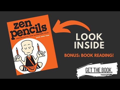 Look Inside | Zen Pencils | Book Reading | Gavin Aung Than | Get The Book | Cartoon Motivation