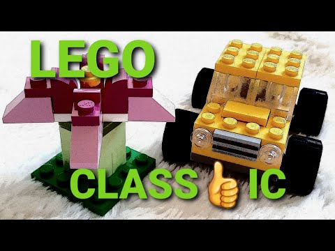 Поиграем в Лего/Lego Classic 10696/Конструктор/Собираем фигурки/ Цветок, Машина