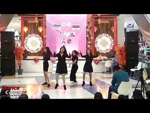 Dove Girl Dance Cover Black Pink at A K-Pop Gathering Event with Nostalgia Depok Town Square 170219