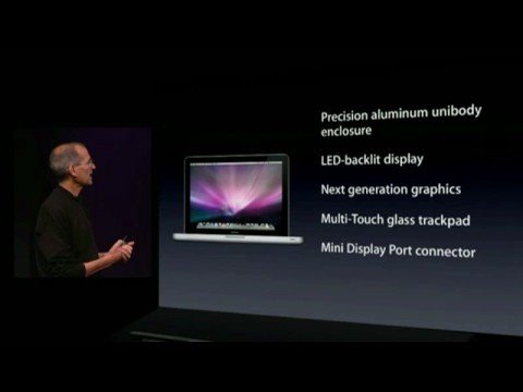 Oct 14 - Apple Notebook Event 2008 - New MacBook - 5/6