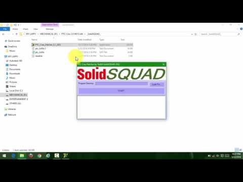 How to install PTC Creo 3.0 M010 in English