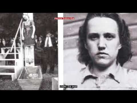The Execution of a Female Collaborator by Pole Hanging in WWII