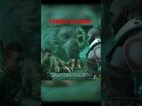 Fenrir Vs Garm #fenrir #kratos #gow #gowragnarok #godofwar #shorts
