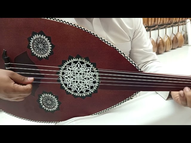 عود موسيقي احترافي نص لوكس ( مبطط ظهر صغير ل البنت...