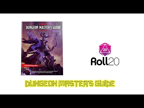Roll20 Dungeon Master's Guide for 5e Review