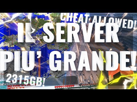 THE LARGEST MINECRAFT SERVER IN THE WORLD!