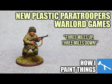 Quick Painting - New US Paratroopers from Warlord Games [How I Paint Things]