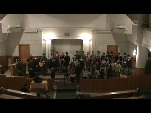 "Cand imi bat in poarta" - Grupul de inchinare + Corul de Adolescenti si Tineri.
