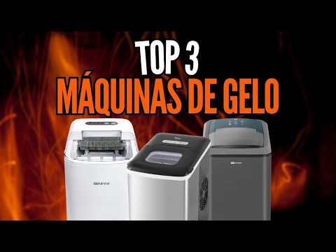 TOP 3 MELHORES MÁQUINAS DE FAZER GELO DE 2024!