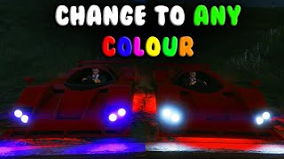 How to Get Coloured Headlights in GTA 5 Online 2023