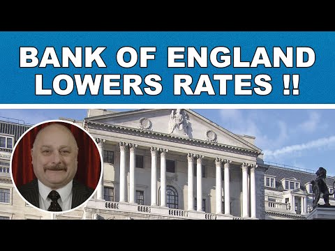 イングランド銀行が金利を引き下げる！？ (Bank of England reduces interest rates!)