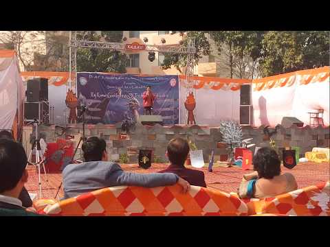 Shubham Dwivedi mimicry performance at rkgit, ghaziabad .won state level 1st