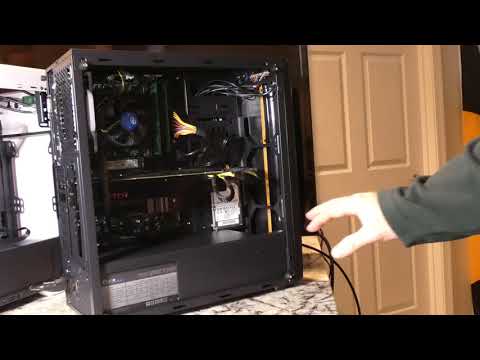 DIYPC F1 Diamond Black Mid Tower Desktop Computer Case...