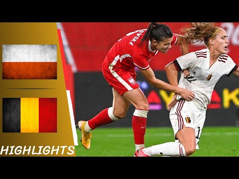 Poland vs Belgium | Women's World Cup qualification - Highlights All Goals 17/09/21