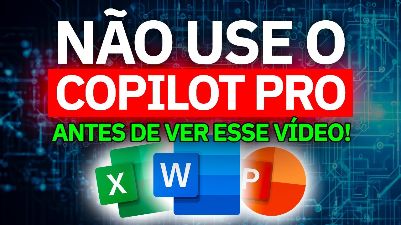 COMO USAR O COPILOT PRO no WORD, EXCEL e POWER POINT NA PRÁTICA!