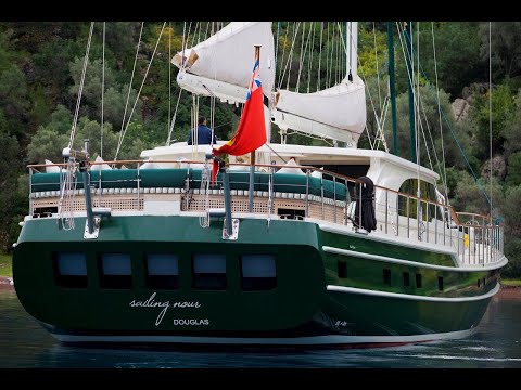 37 m Steel Hull Motorsailer SAILING NOUR New walkthrough video