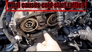 The INFAMOUS Mercedes Benz Cold Start Rattle - How to Properly Diagnose it.