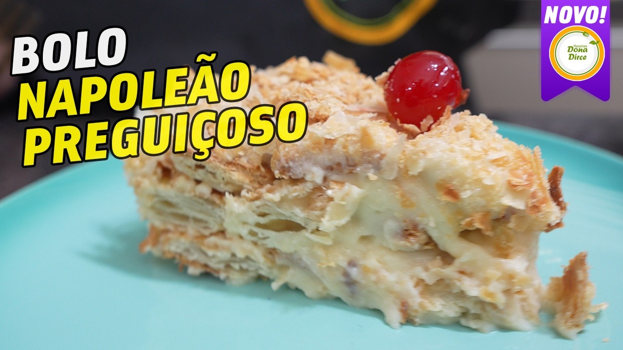 AQUI ESTÁ UMA IDEIA INCRÍVEL. COM PREGUIÇA DE FAZER UM BOLO?? BOLO NAPOLEÃO PREGUIÇOSO FÁCIL #1253