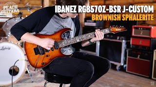 Video thumbnail for No Talking...Just Tones | Ibanez RG8570Z-BSR J-Custom Brownish Sphalerite by Peach Guitars