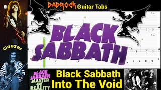 Into The Void - Black Sabbath - Guitar + Bass TABS Lesson