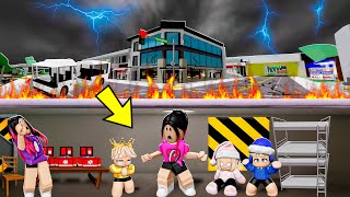 SOBREVIVEMOS A TEMPESTADE DEVASTADORA EM BROOKHAVEN DENTRO DE UM BUNKER POR 24 HORAS