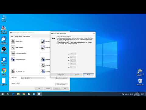Epson L series Print Head Alignment