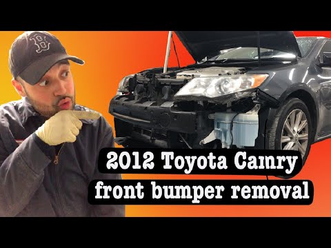 2012 Toyota Camry front bumper removal