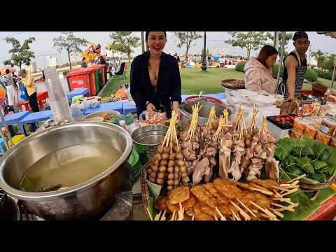 WONDERFUL! Cambodian Street Food Tour! Phnom Penh City - Cambodia Food Market Collection 2026