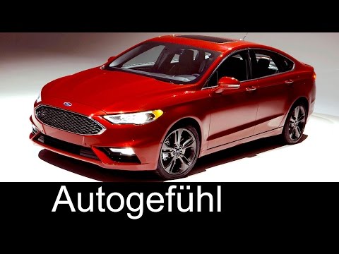 2017 new Ford Fusion Sport / Ford Mondeo Facelift Exterior Interior preview neu - Autogefühl