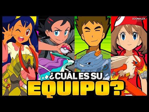 ¿Cuáles son los EQUIPOS POKÉMON de los COMPAÑEROS de ASH? 🤔 | ¿Quién tiene MEJOR EQUIPO? ✨