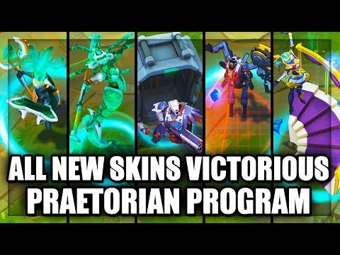 All New Skins Victorious Orianna Praetorian Graves Fiddlesticks Program LeBlanc Nami (LoL)