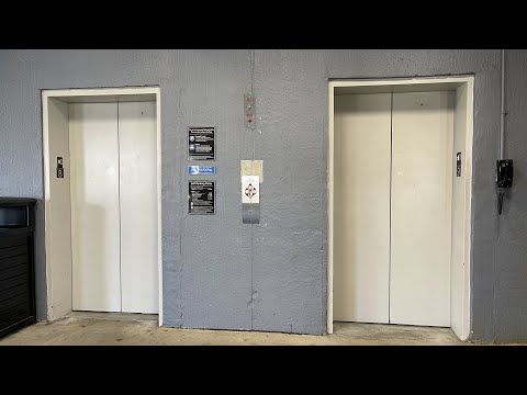 Schindler HXPress Modded Elevators | Hyatt Regency - Parking Garage | Reston, VA