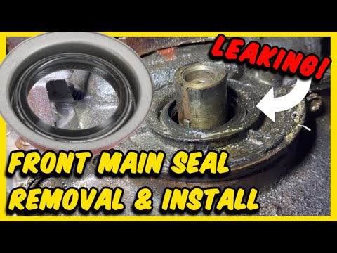 Ford Timing Cover Front Main Crankshaft Seal  - SBF 302 & 351 Removal & Install- How To