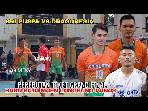 Just played a hot match, Sri Puspa vs Dragonesia, Sigit Diki Ar vs Irwan Yudi