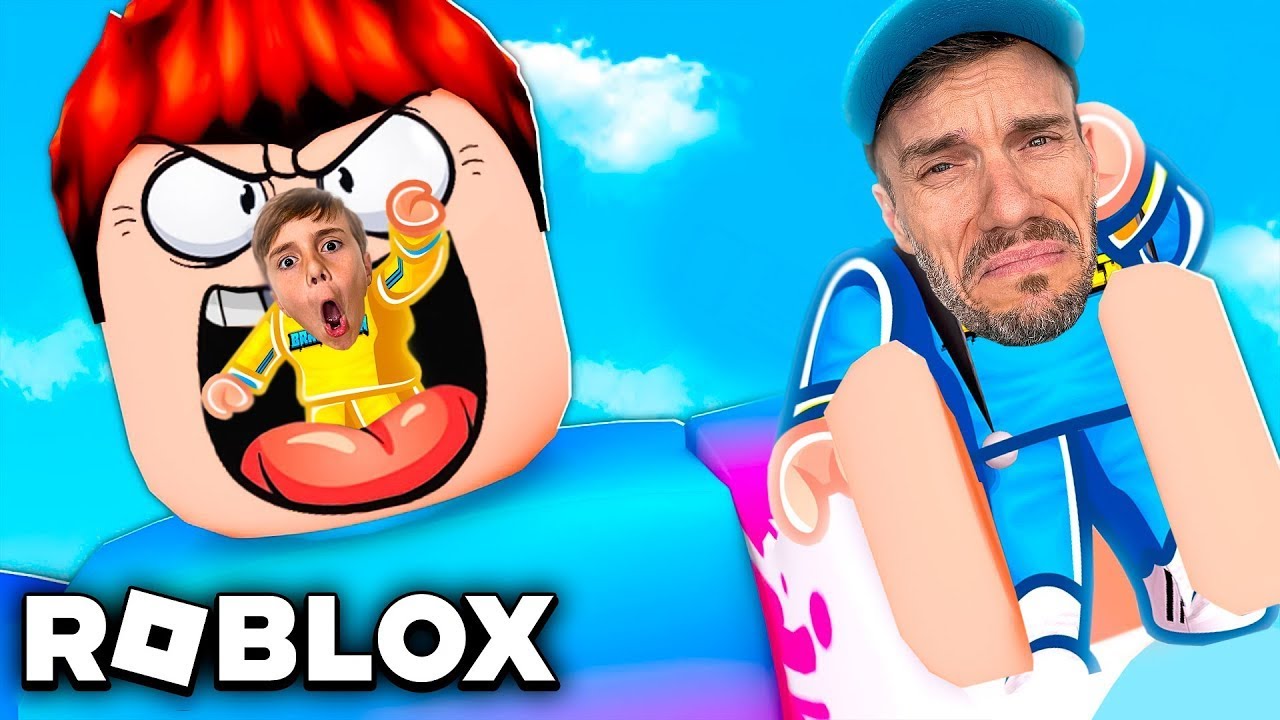 ENGOLIDOS POR UM GIGANTE NO ROBLOX GET EATEN - Brancoala Games