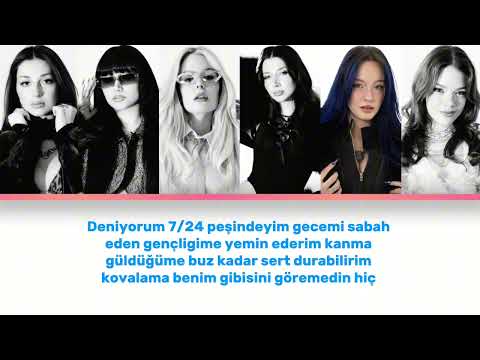 Manifest Başrol Sensin renk kodlu şarkı sözleri 