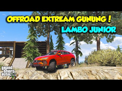 OFFROAD EXTREME HIGH MOUNTAIN LAMBORGHINI URUS FULL MODIFIED - GTA V ROLEPLAY SULTAN UPIN IPIN SP...