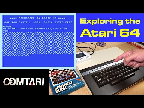 Atari 64: Commodore 64 BASIC & KERNAL Running On Atari 1200XL