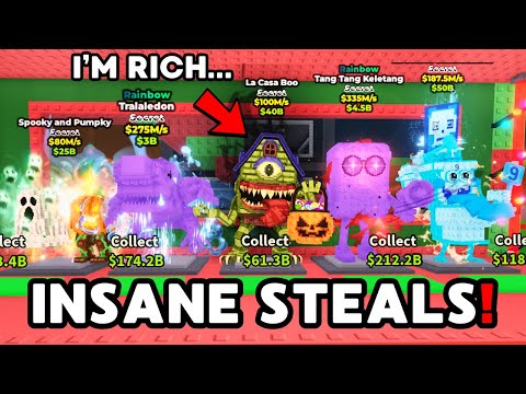 Ich habe heute in Steal a Brainrot Roblox verrückte Brainrots geklaut!