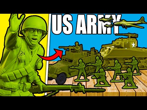 I built the WW2 US ARMY in Army Men...
