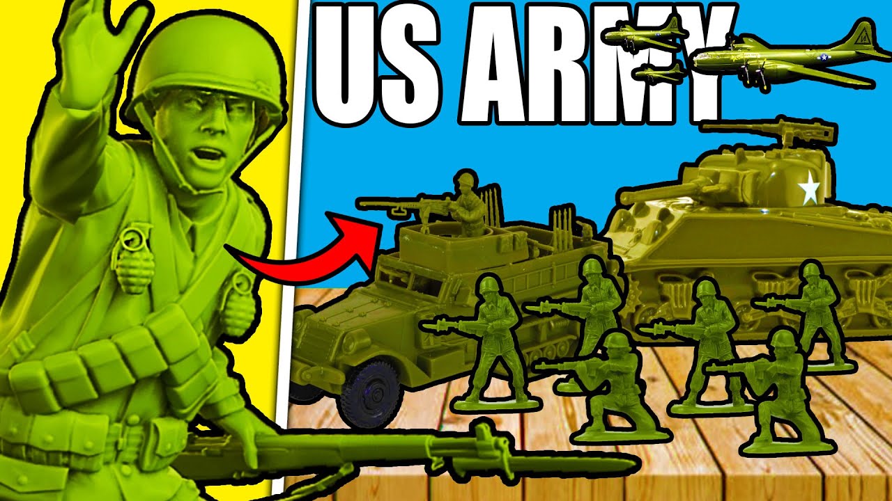 I built the WW2 US ARMY in Army Men...