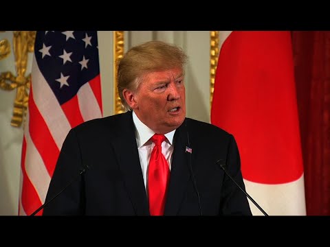President Donald Trump says Iran wants to make a deal. Trump, in a news conference in Tokyo on Monday, sais Iran's economy has taken a major downturn since he pulled the U.S. out of the Iran nuclear deal. (May 27)
