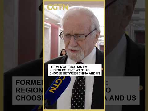 Former Australian FM: Region doesn't want to choose between China, US