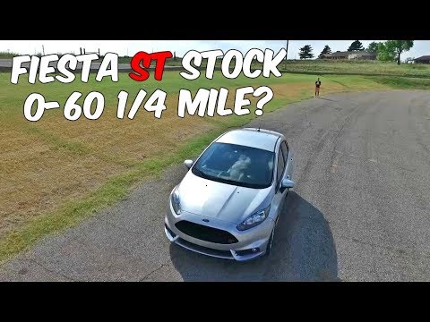 Thumbnail for FORD FIESTA ST STOCK 0-60 1/4 mile with Drone Footage by Ford Fiesta