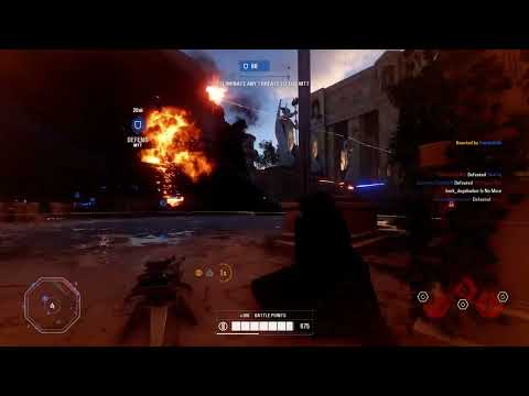 Attacking Naboo against Phase 1 Clones - Star Wars Battlefront 2