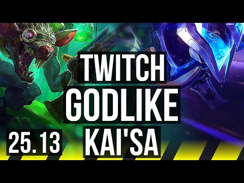 TWITCH & Bard vs KAI'SA & Karma (ADC) | 26/5/5, Godlike | NA Master | 25.13