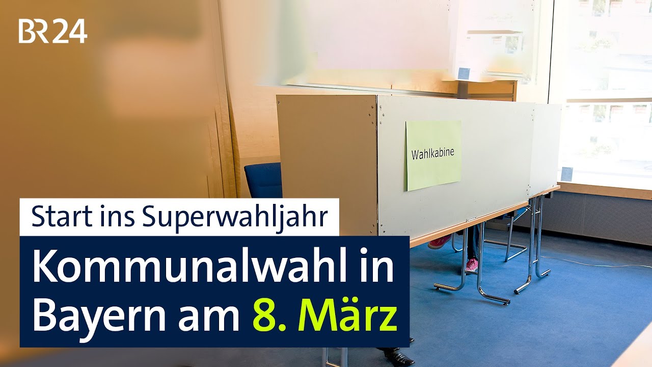 Start ins Superwahljahr: Kommunalwahl in Bayern am 8. März | BR24