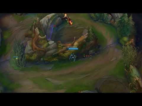 Shaco lvl 1 invade 2 kills and red buff (ranked game)